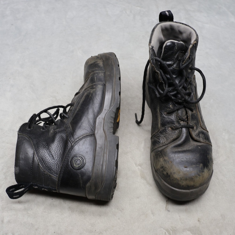 Rockport Mens 13M Work Boots Black More Energy Waterproof Composite Toe READ